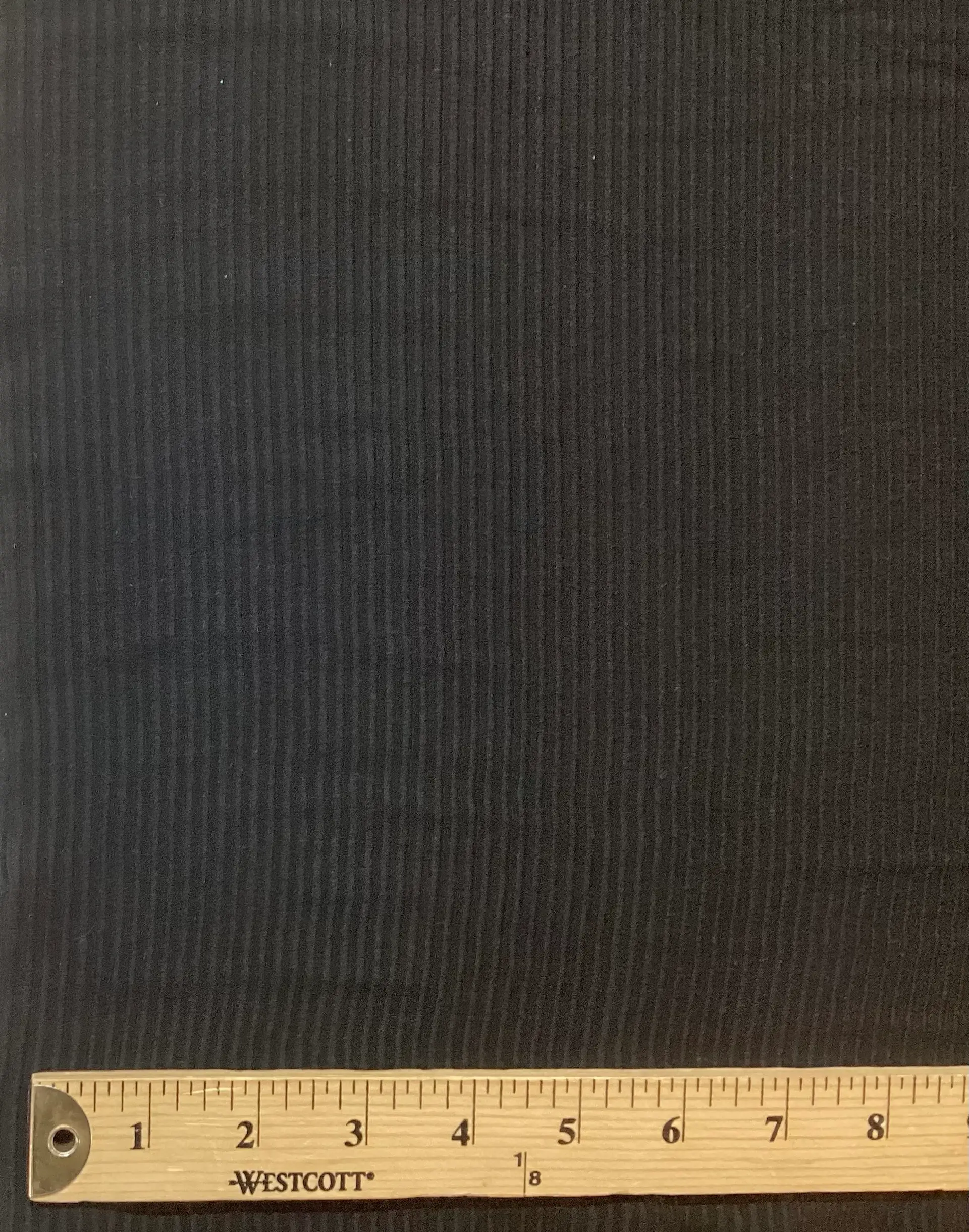 100% Silk Jacquard Ottoman In Jet Black