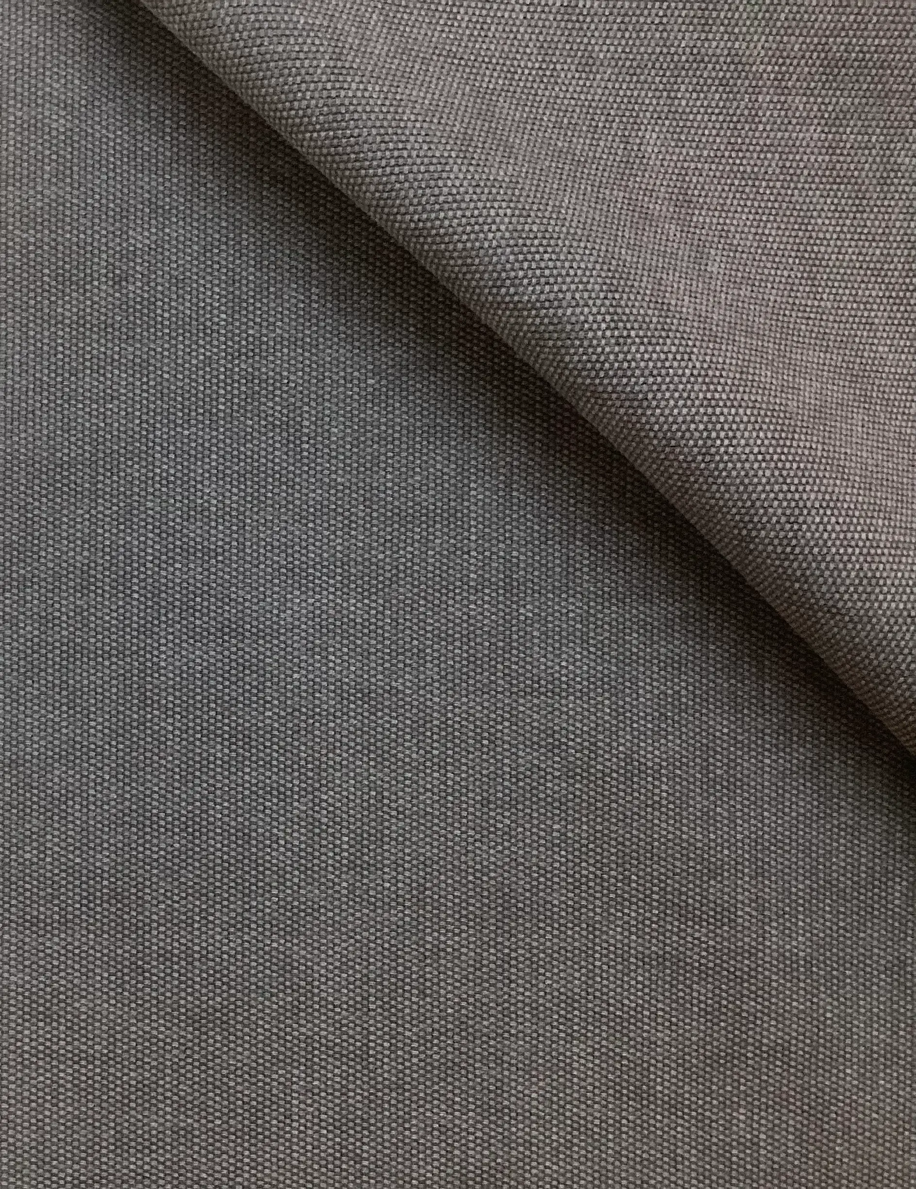 Made in Italy Brushed Cotton Upholstery Canvas in Coal