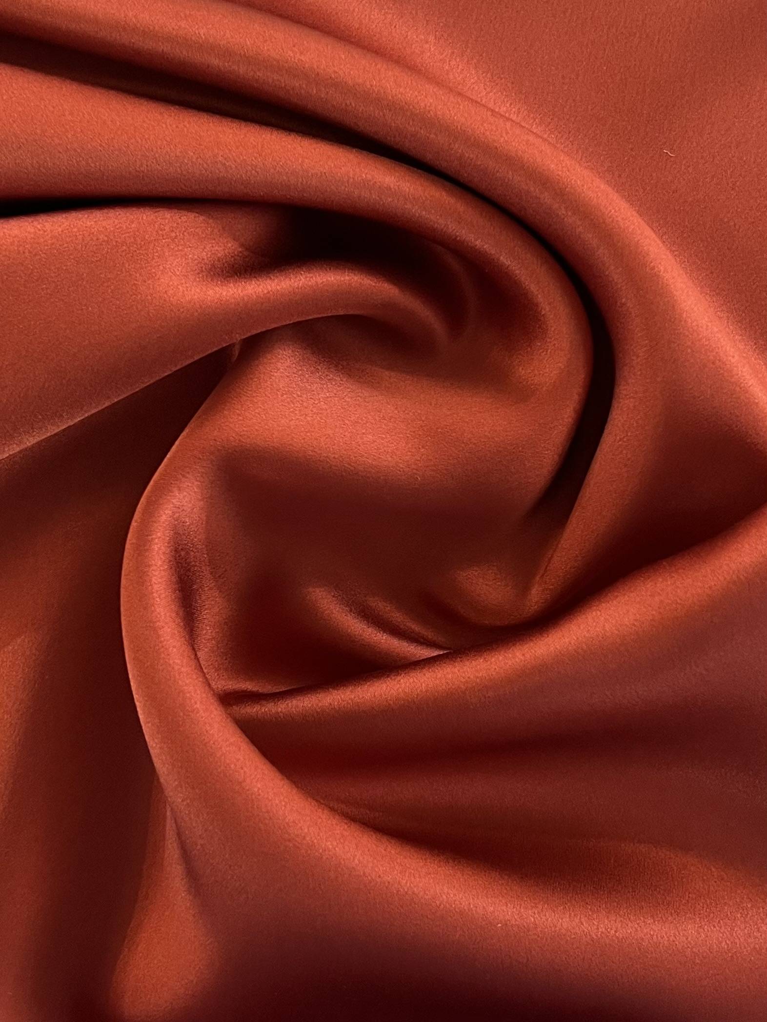 Silk Charmeuse In Spice (19 momme)