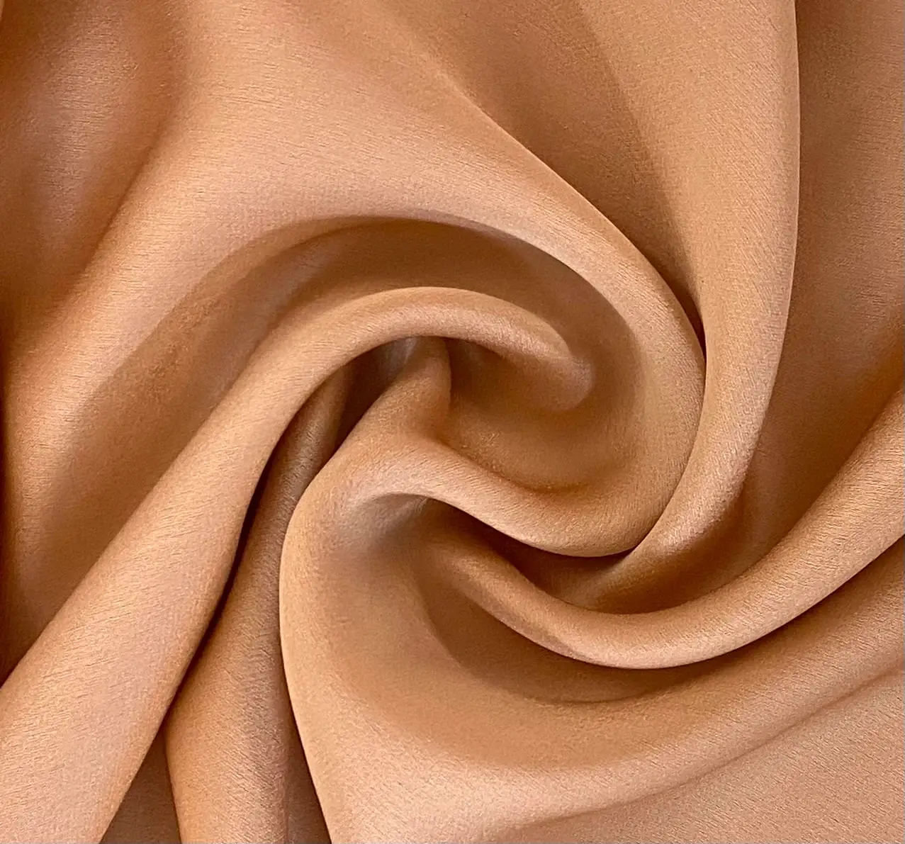 Silk Satin Georgette in Nude