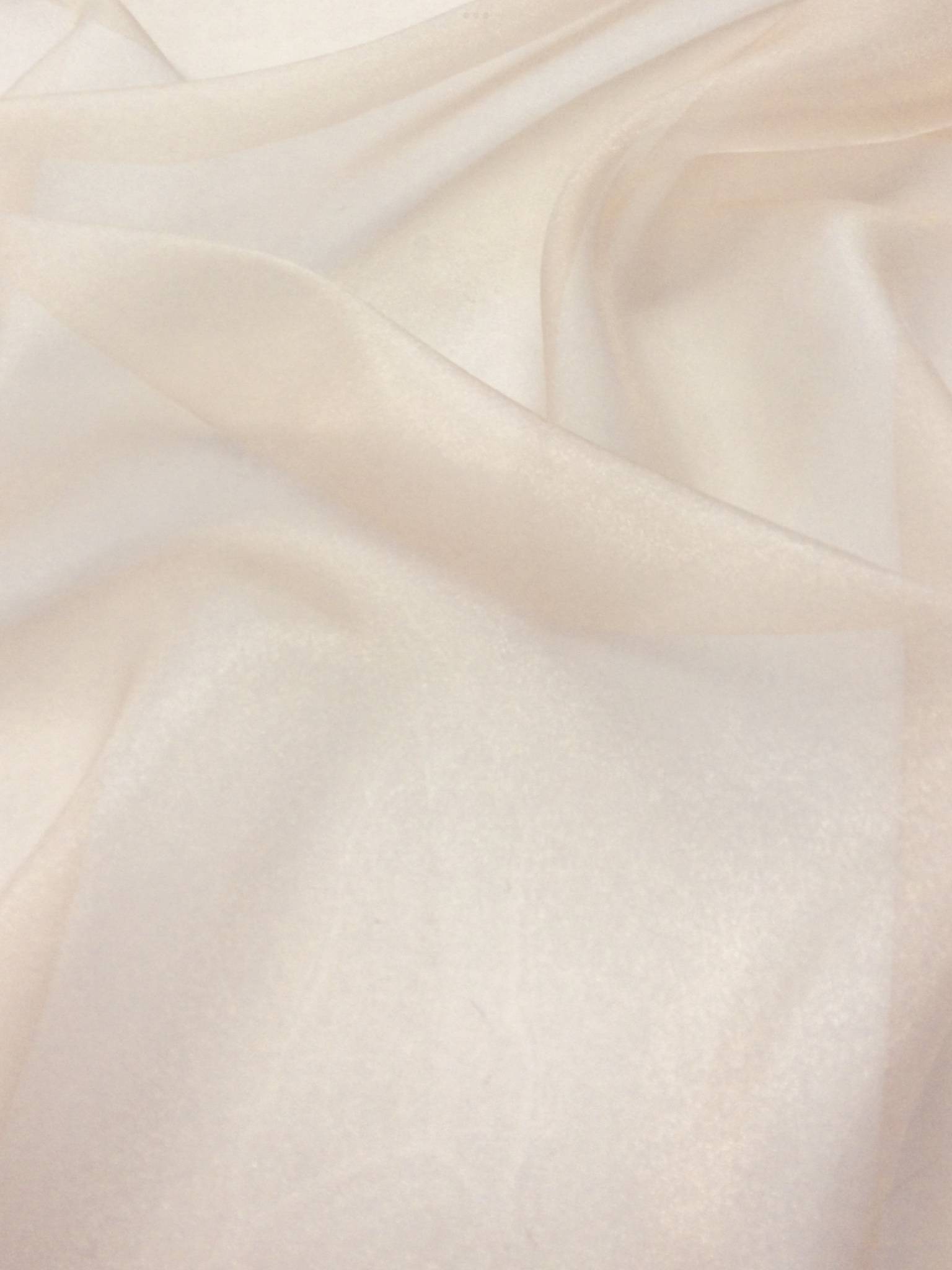 Nylon Sparkle Organza in Warm Peach