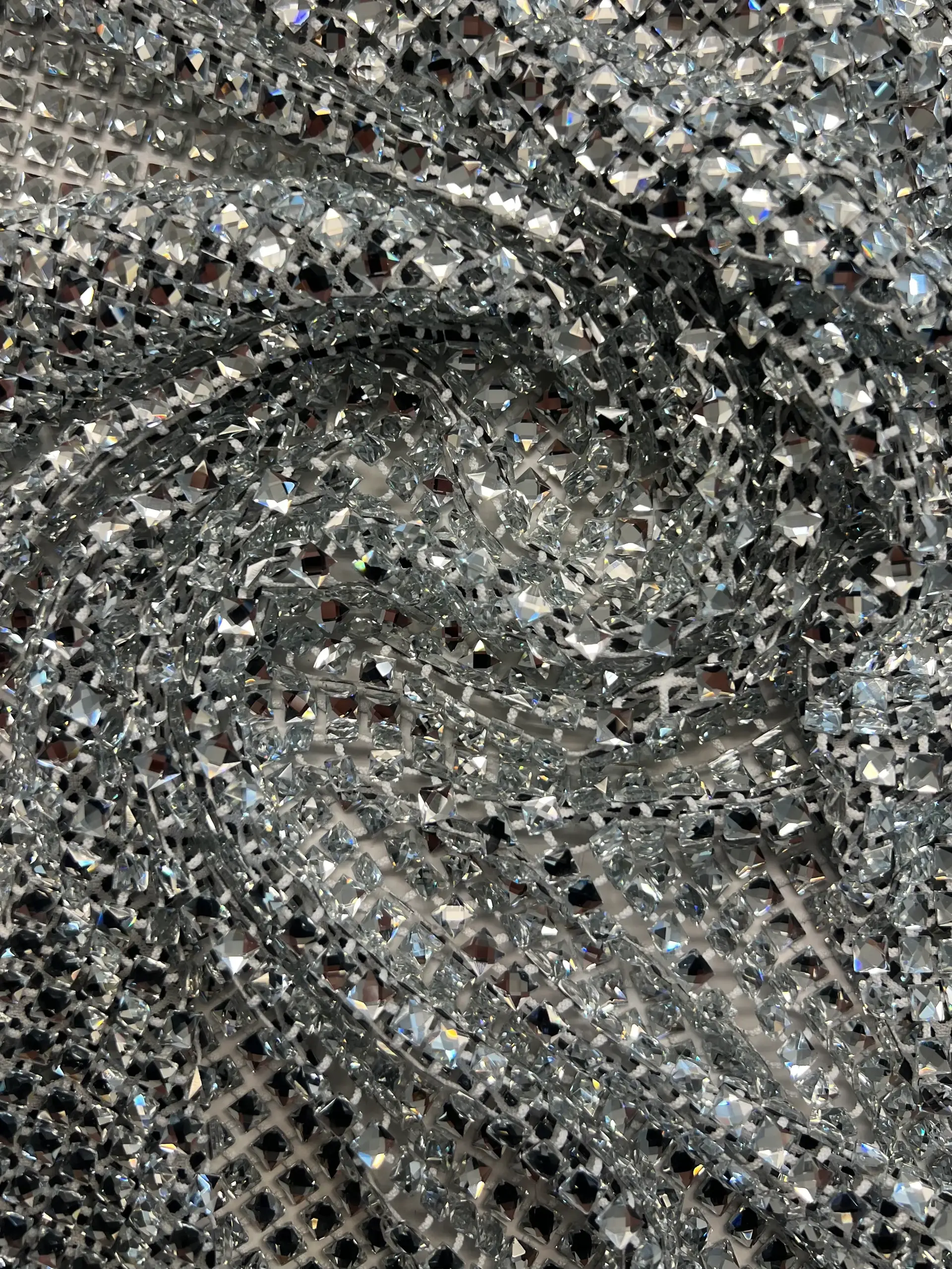 Princess Crystal Mesh in Silver