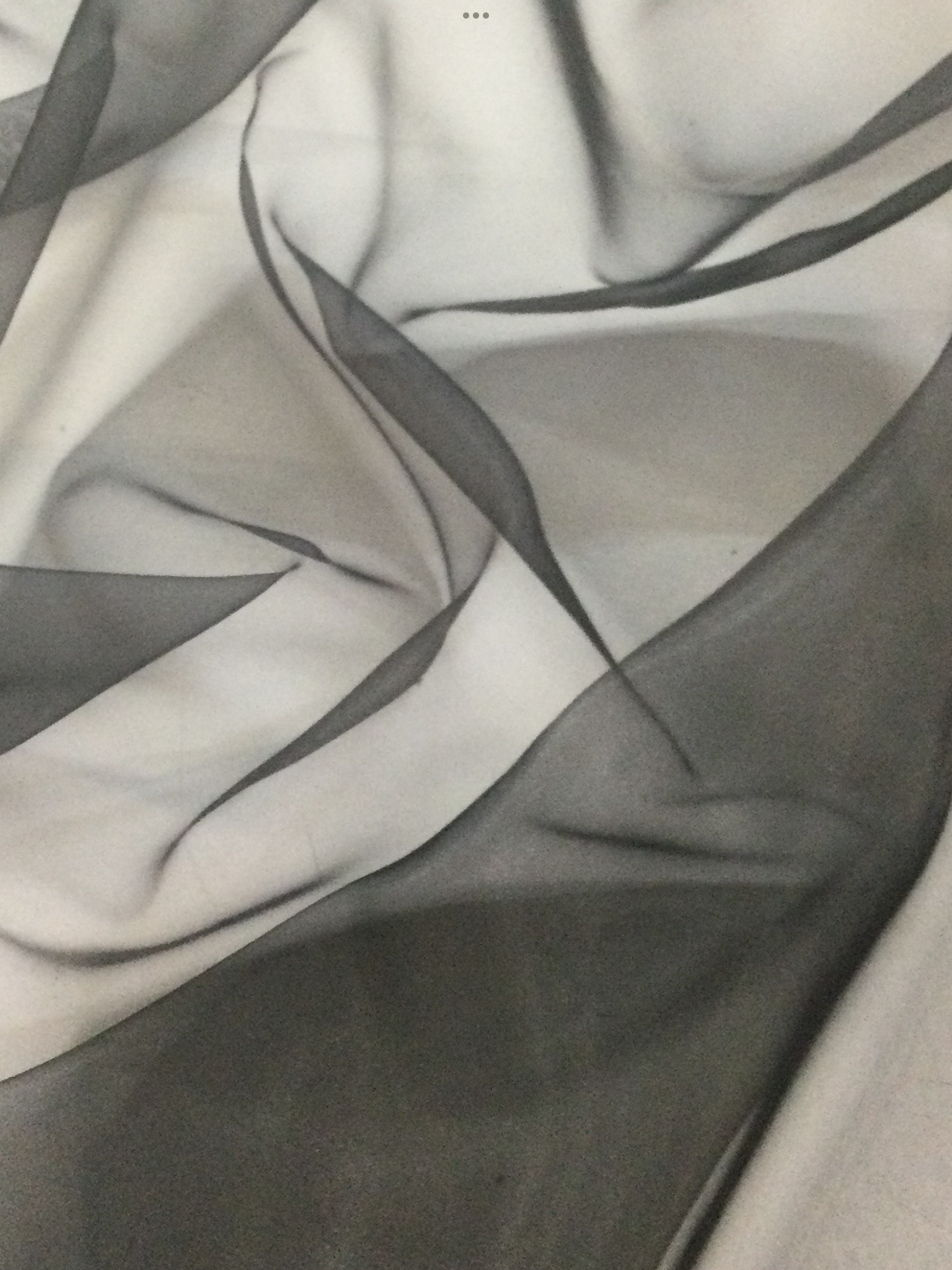 Polyester Organza in Black