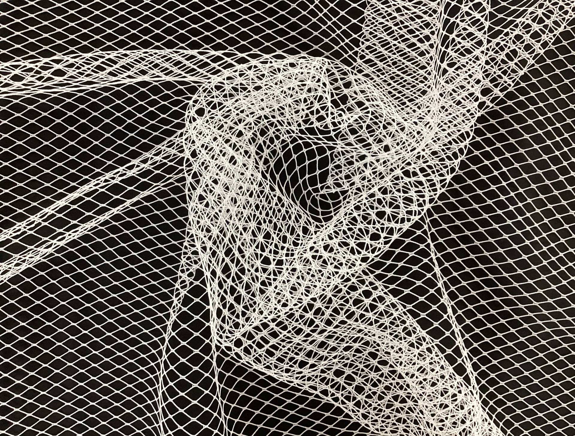 Nylon Fishnet in Vanilla 