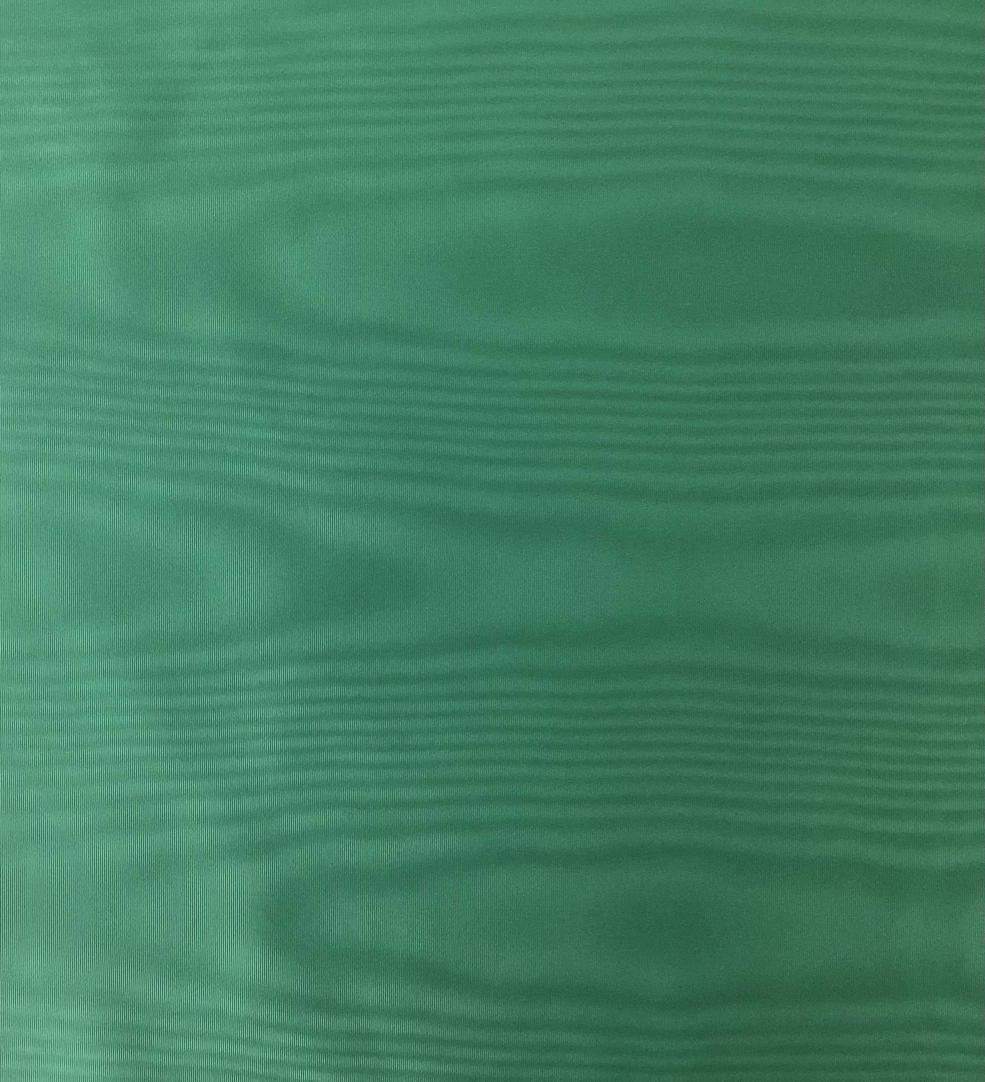 Made in Italy Moire Faille Polyester in Emerald