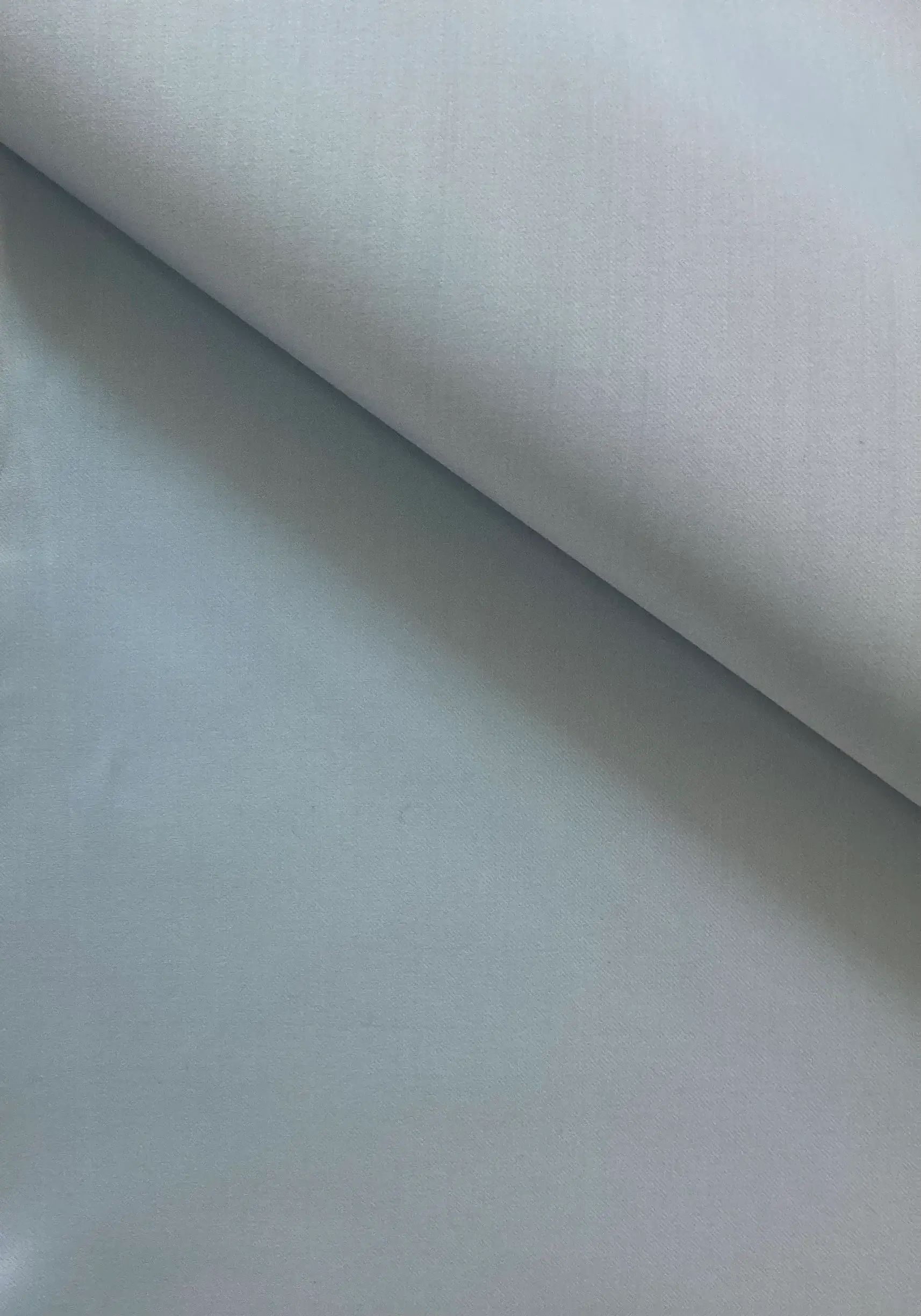 Silk and Wool Satin in Sky Blue