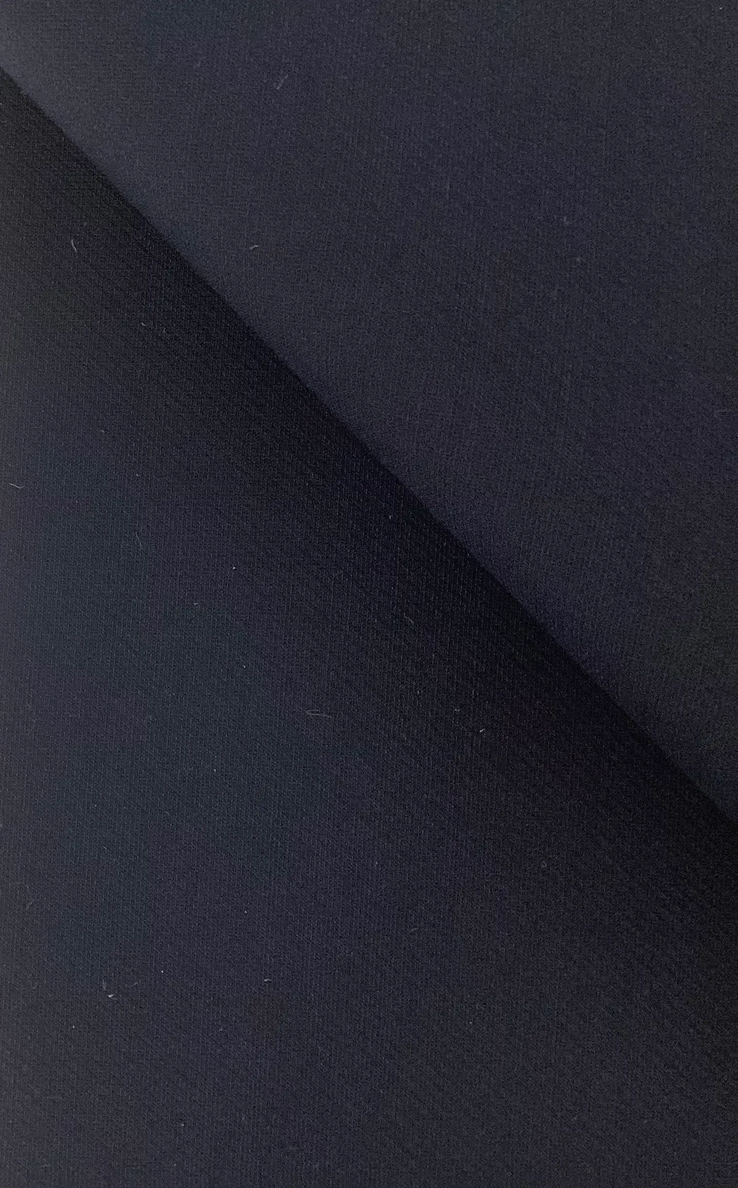 Italian Heavy Silk and Wool in Dark Navy