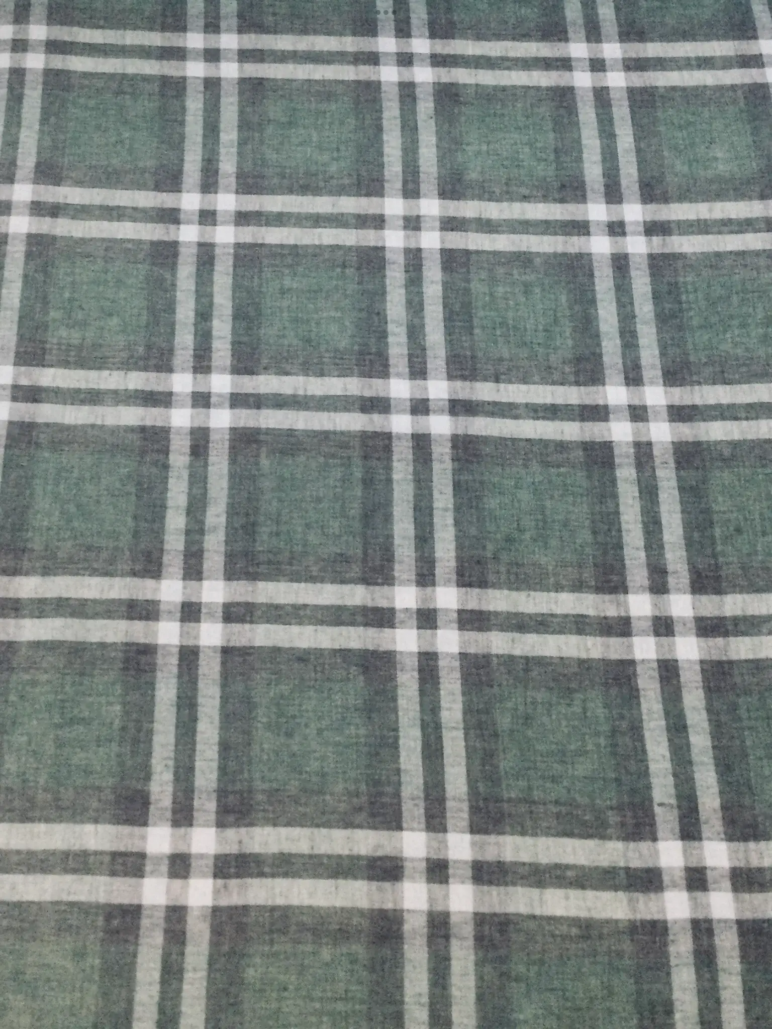 Made in Italy 100% Linen Plaid