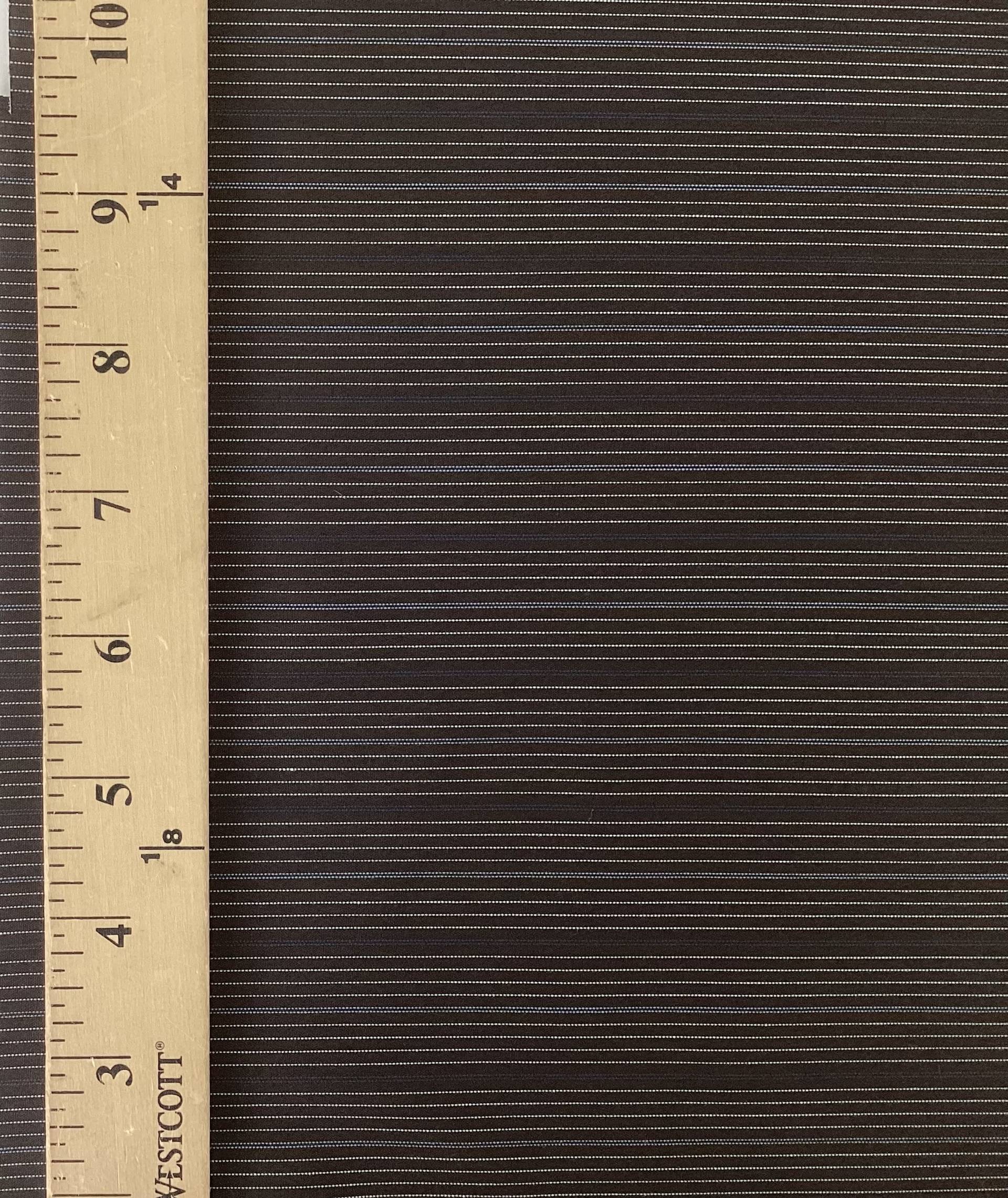 Stretch Cotton Blend Shirting Woven Stripe