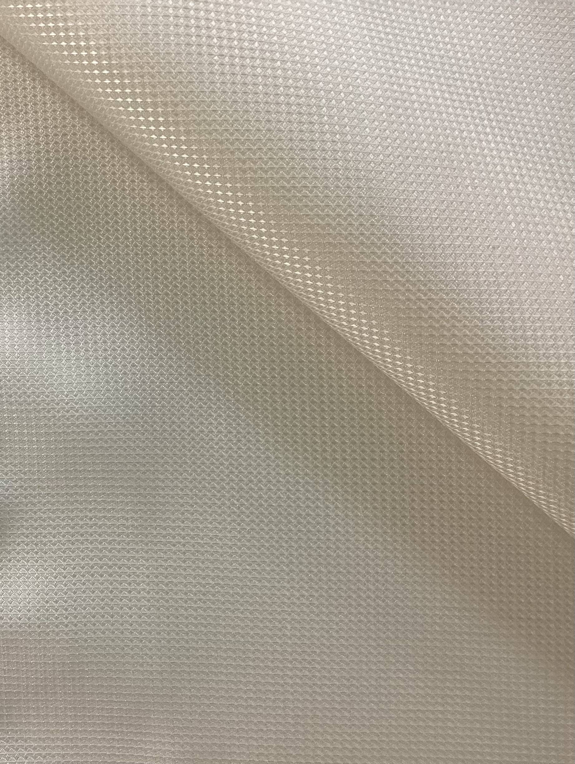 Italian Vintage Silk Oxford Pique in Off White