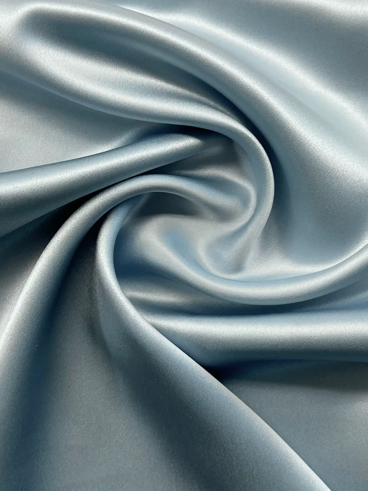 Silk Charmeuse in Icy Clouds