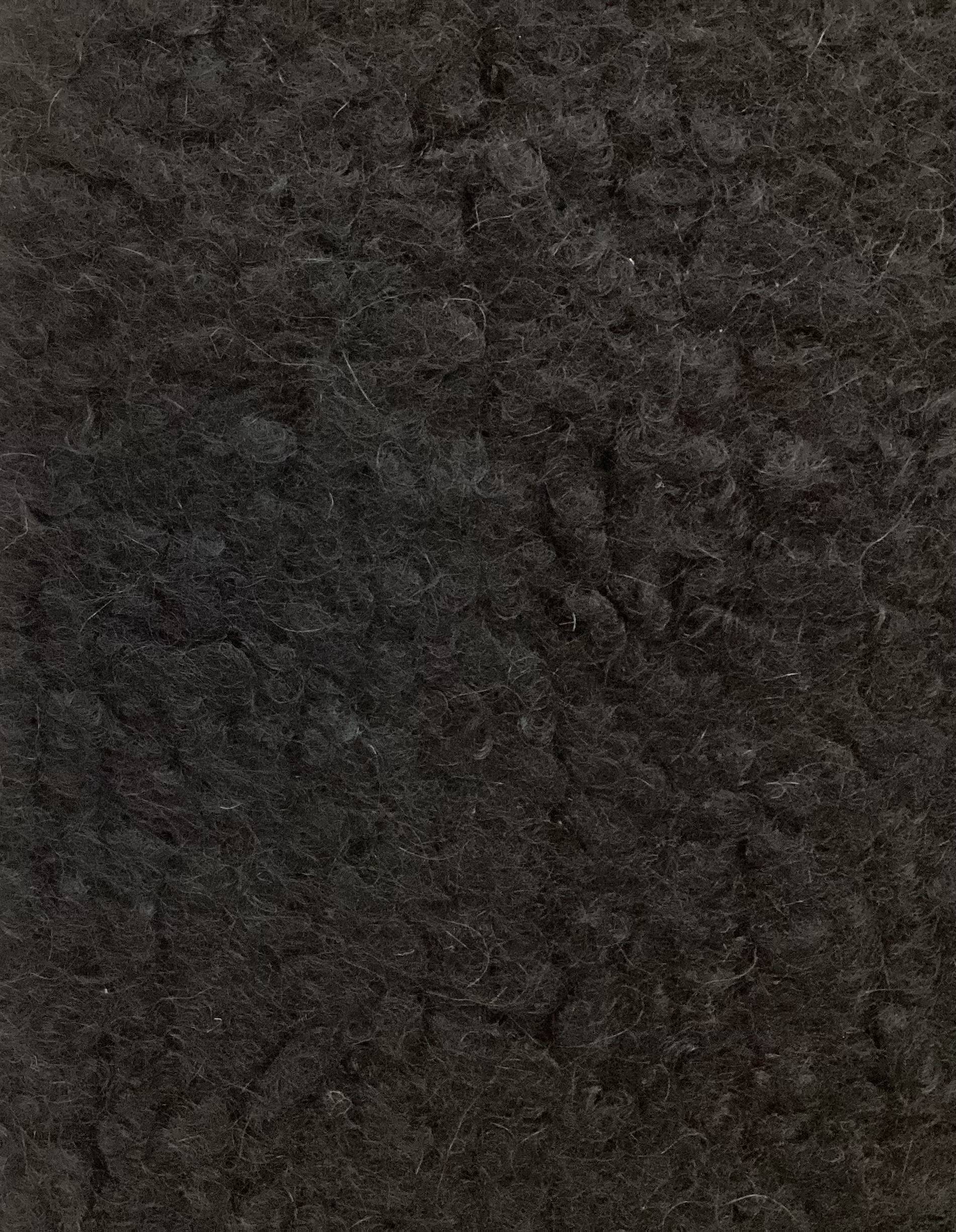 Wool & Mohair Boucle Knit in Black