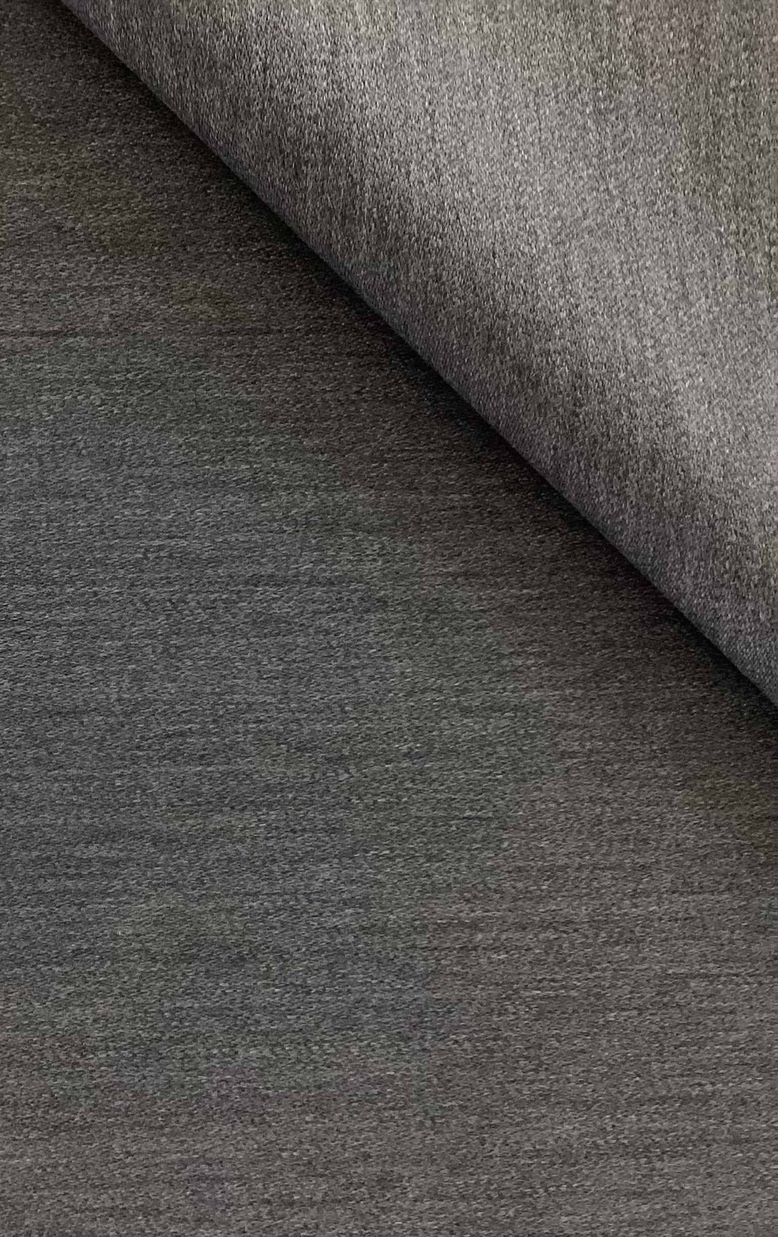 Wool Satin Suiting in Storm