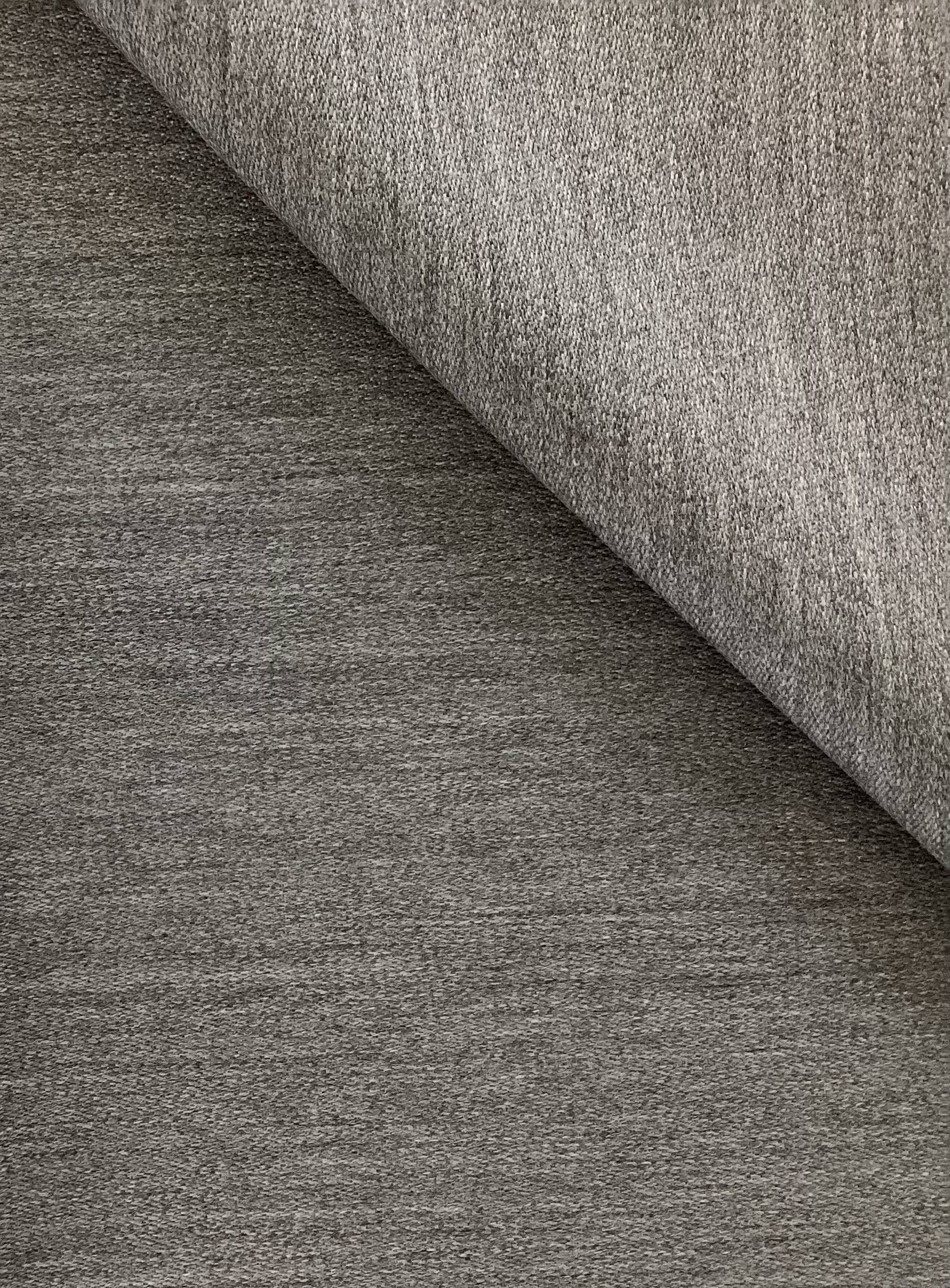 100% Wool Satin In Heather Grey
