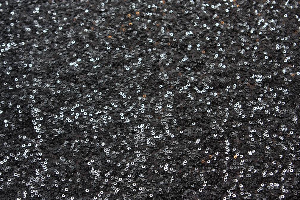 Sequins on Silk Chiffon0