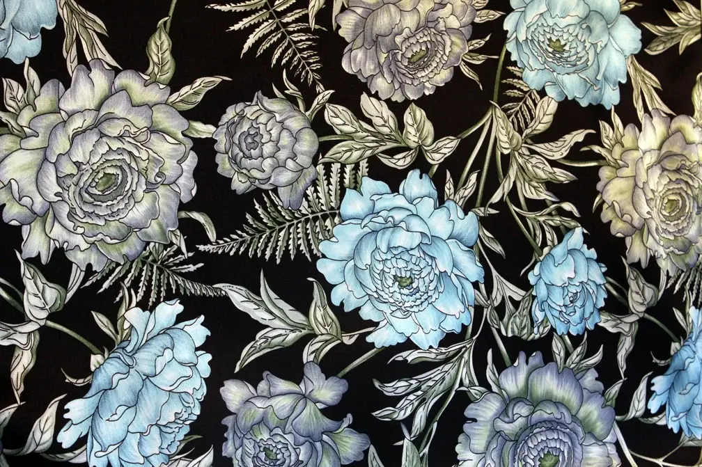 Printed Silk Charmeuse1