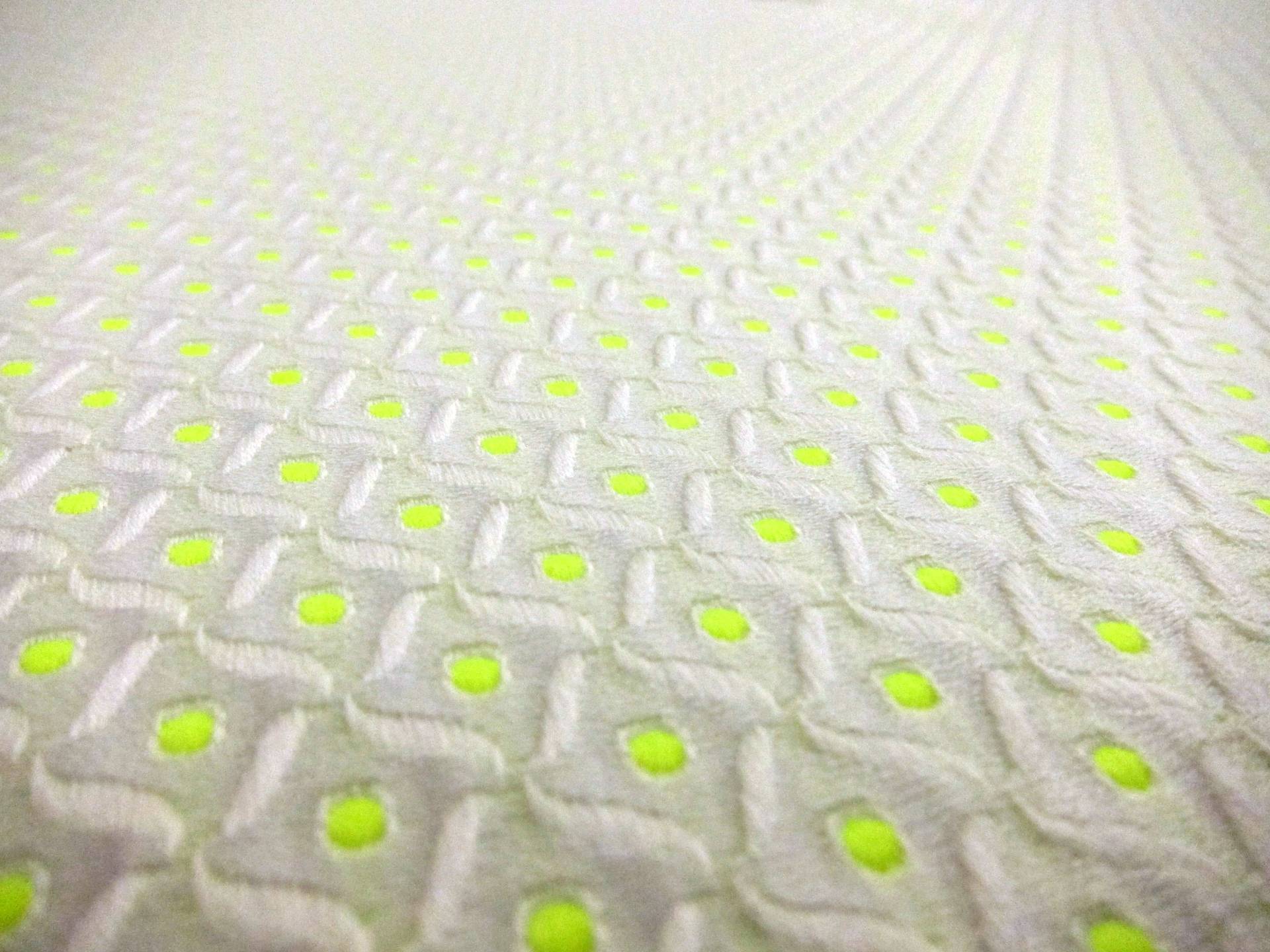 Cotton Blend Brocade (in Neon Yellow)2
