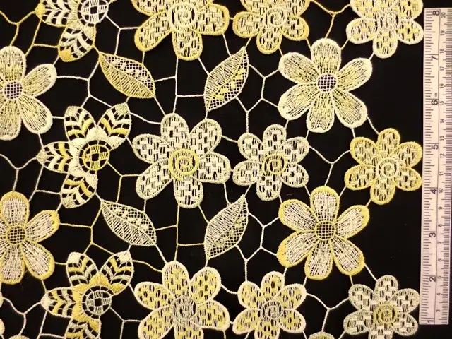 Metallic Guipure Lace0