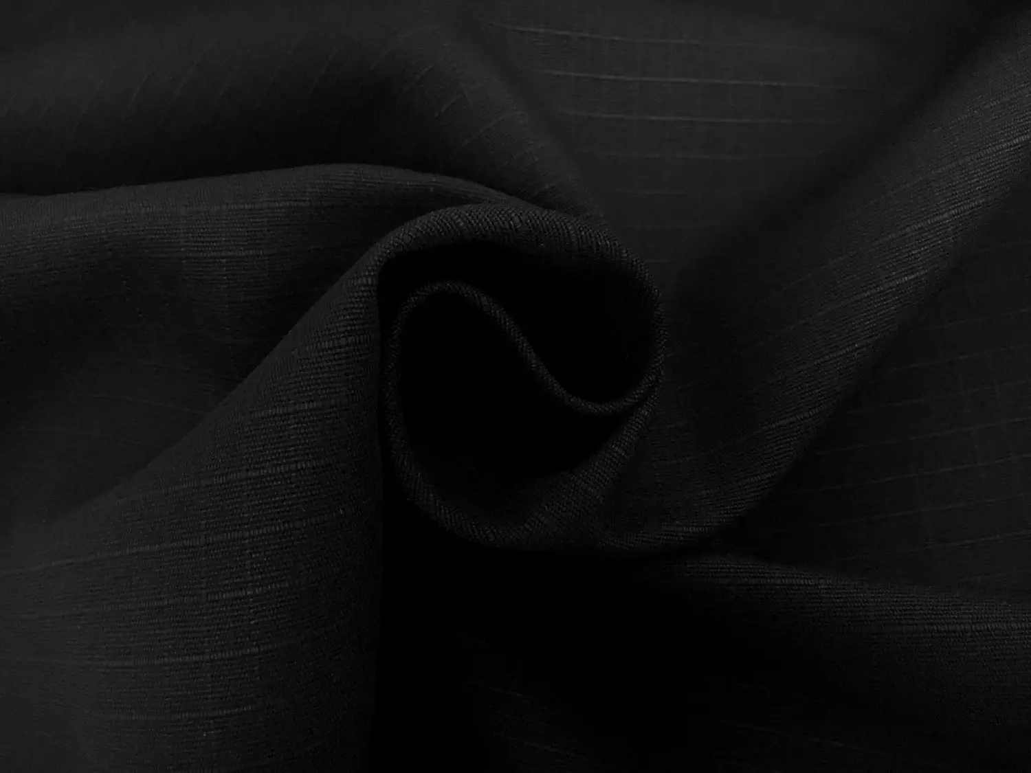 Cotton Ripstop in Black1