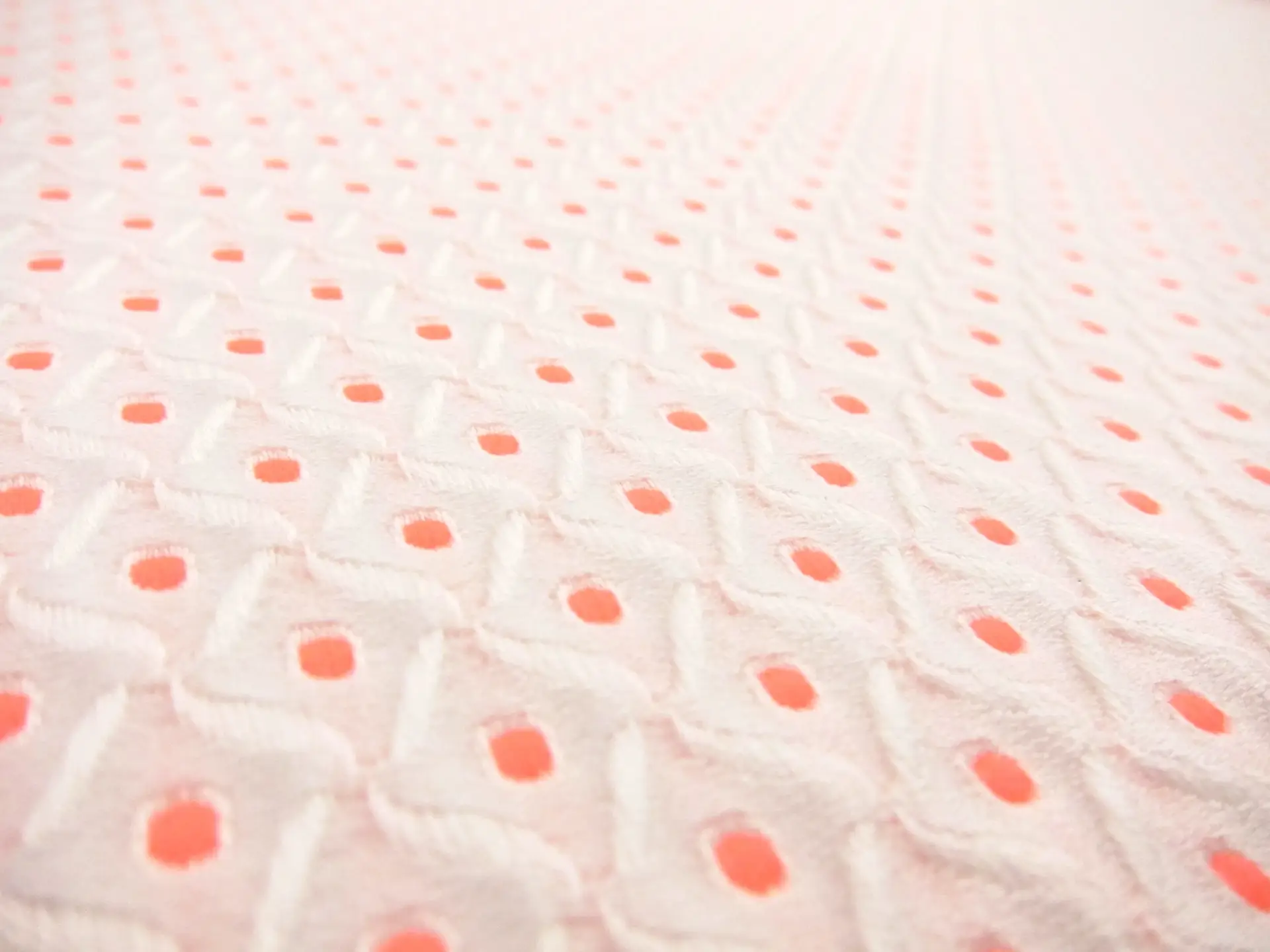 Cotton Blend Brocade (in Neon Red)2