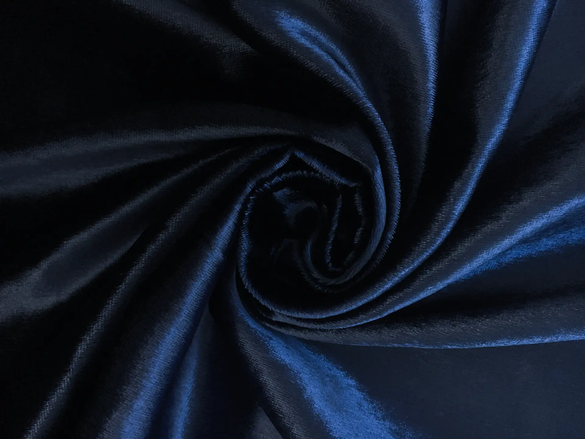 Nylon/Acetate Panné Velvet in Navy0