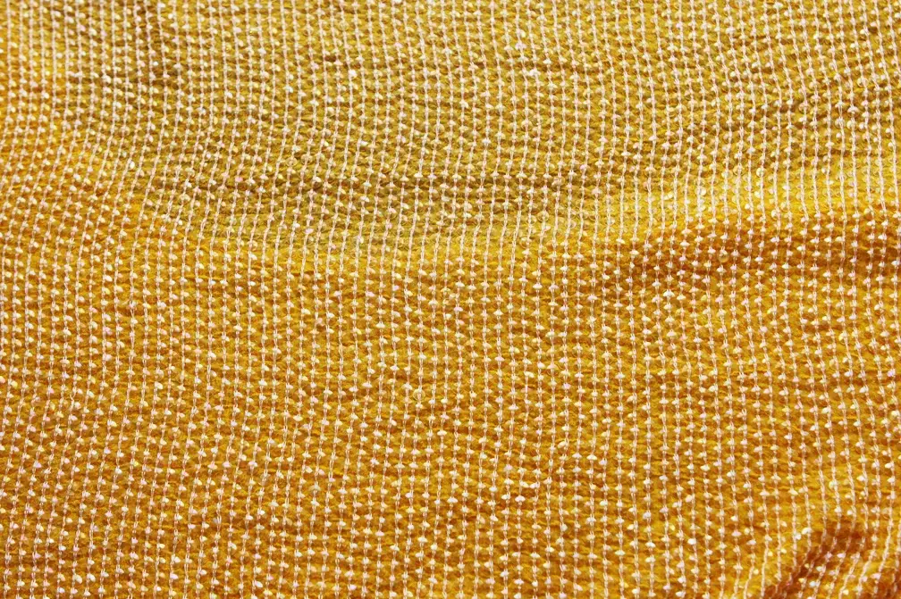 Sequins on Silk Chiffon0
