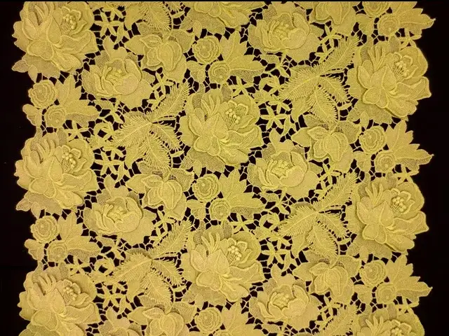 Metallic Guipure Lace3