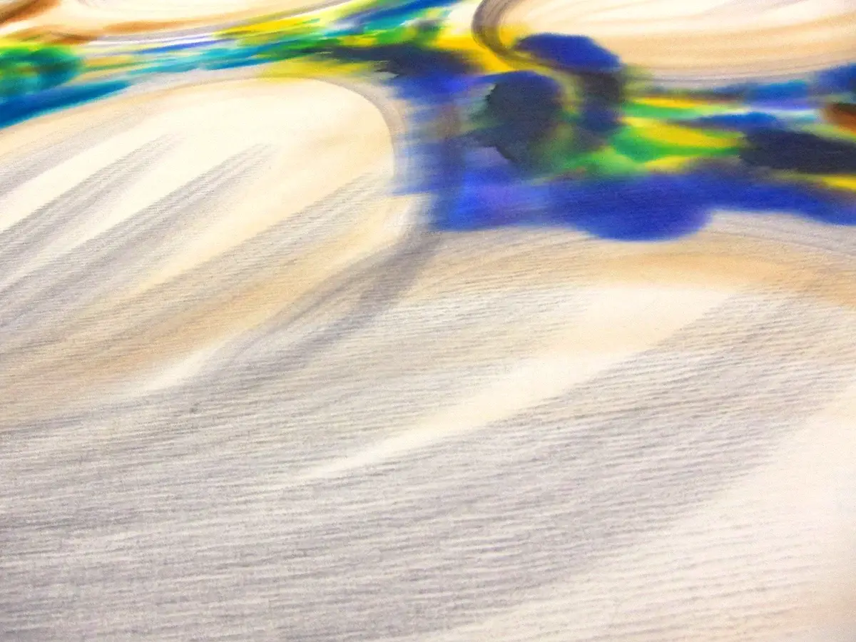 Hand Painted Silk Chiffon1