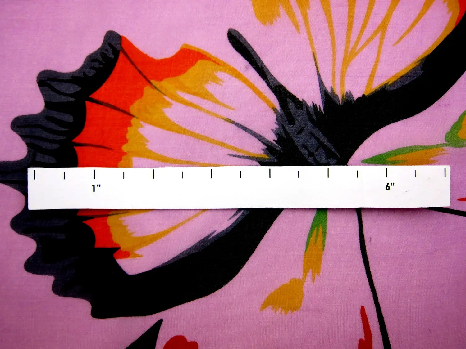 Silk Chiffon in Butterfly Print1