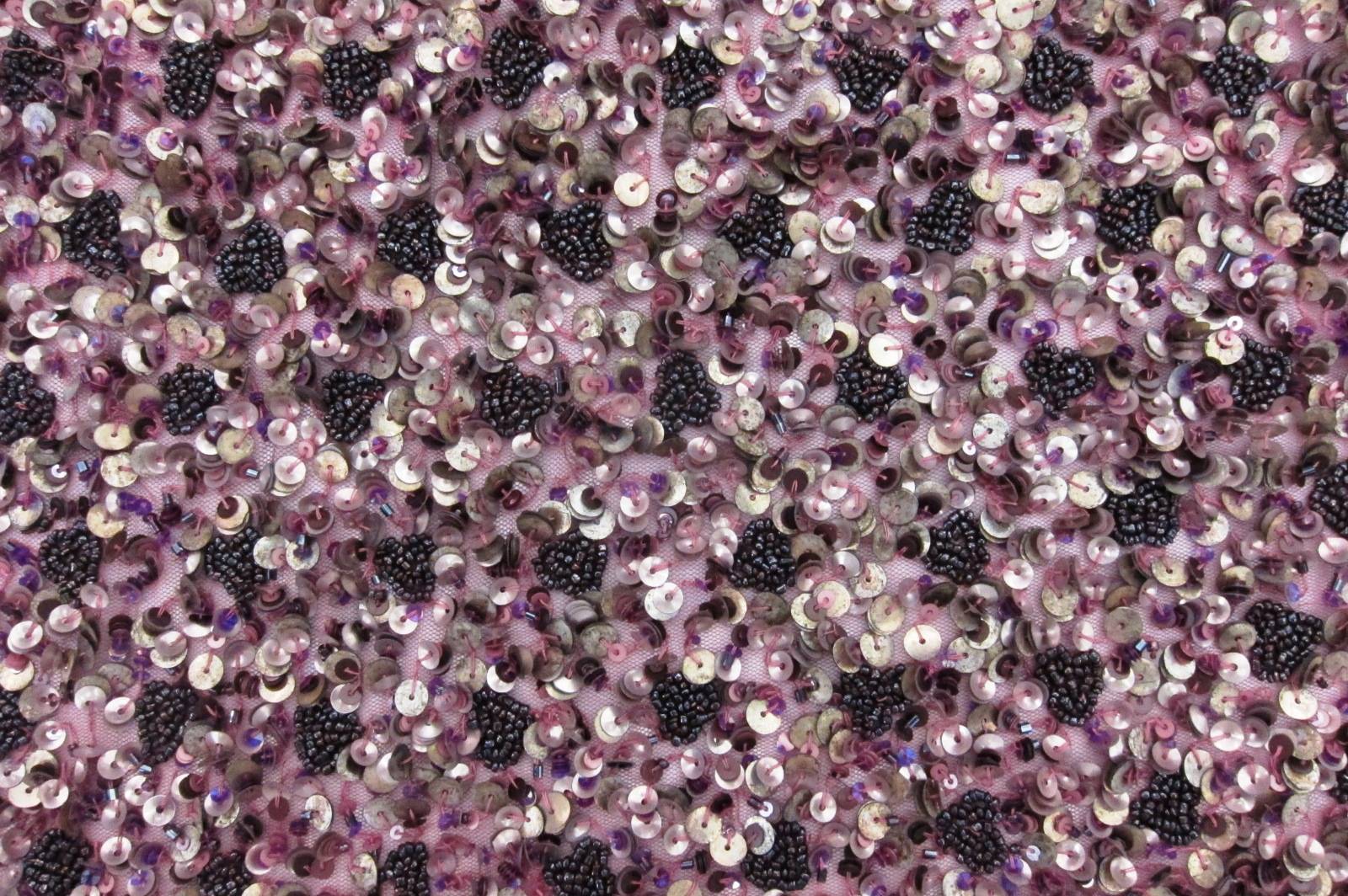 Sequins and Beading on Tulle0