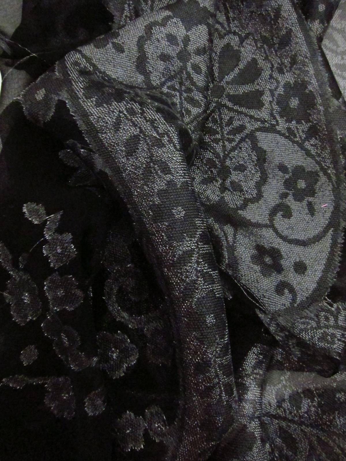 Metallic Burn Out Fil Coupé Chiffon3
