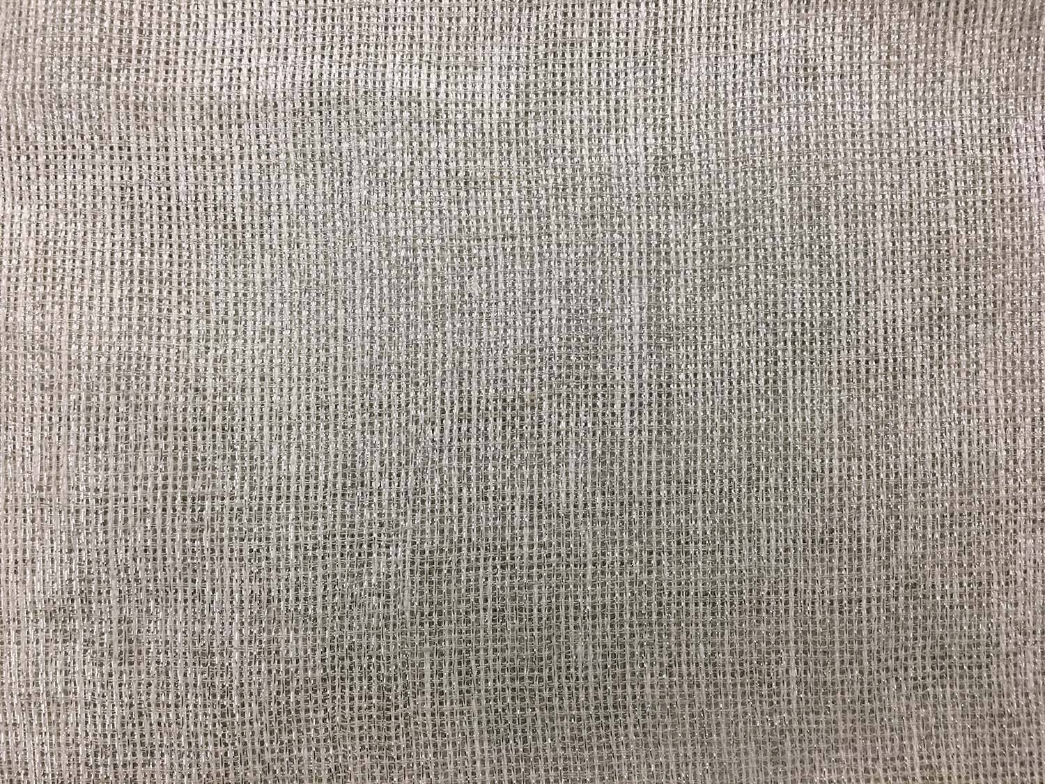 Cotton Lurex Mesh In Silver0