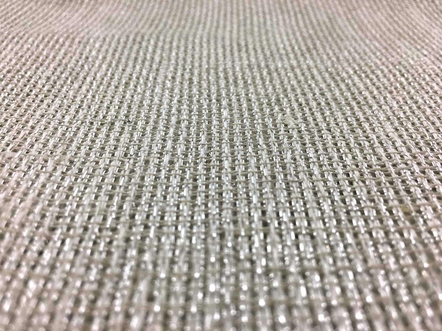 Cotton Lurex Mesh In Silver1