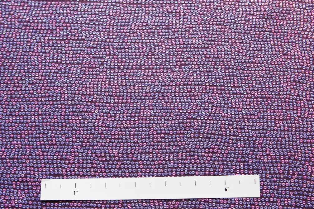 Sequins on Silk Chiffon1