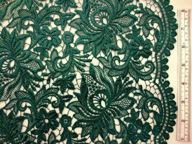 Metallic Guipure Lace0