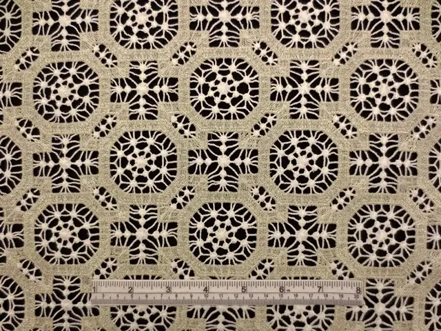 Metallic Guipure Lace1