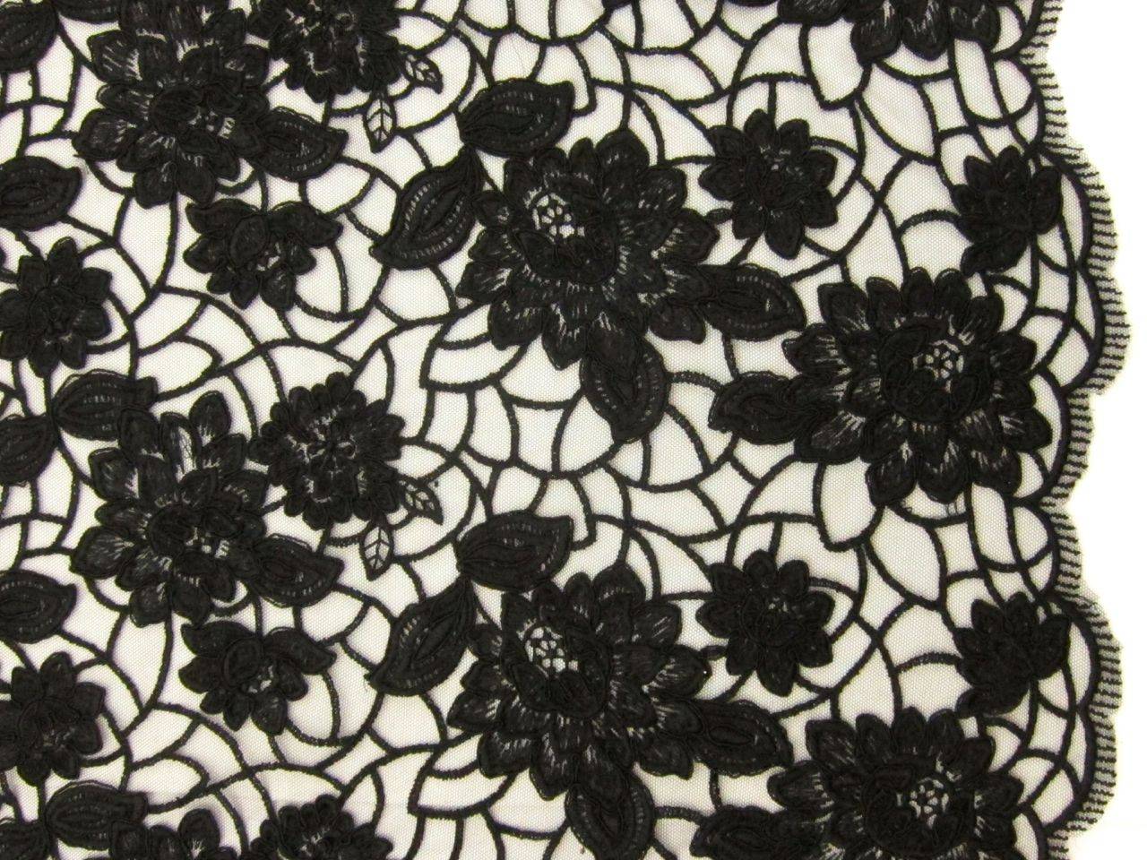Embroidered Tulle0