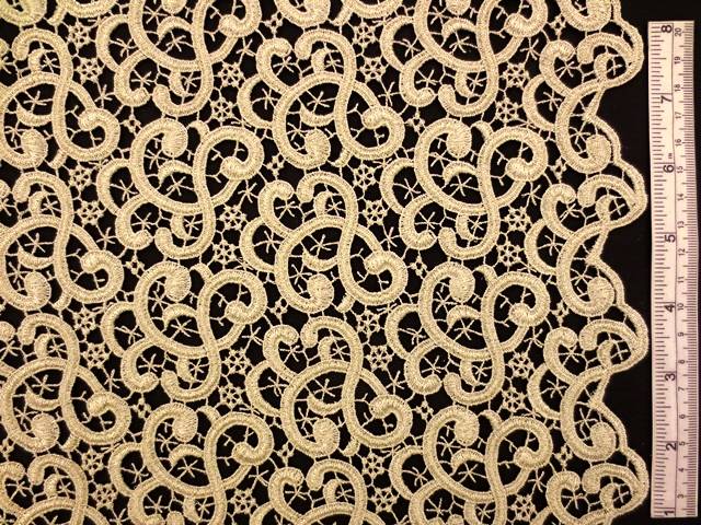 Metallic Guipure Lace0
