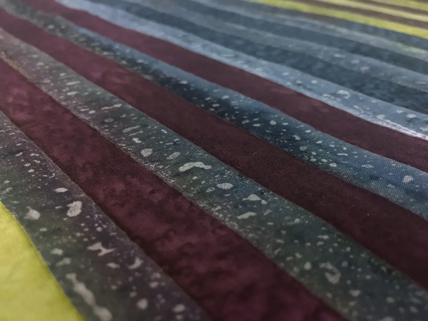 Striped Cotton Batik in Nature3