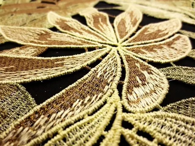 Metallic Guipure Lace2