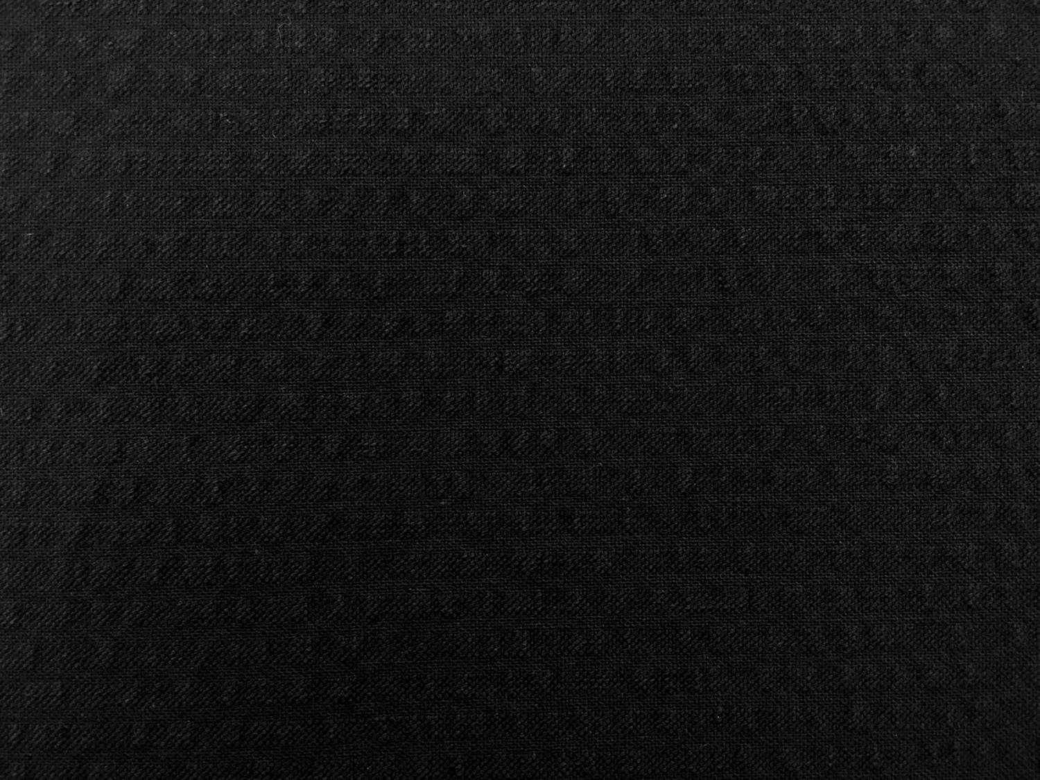 Cotton Seersucker in Black0