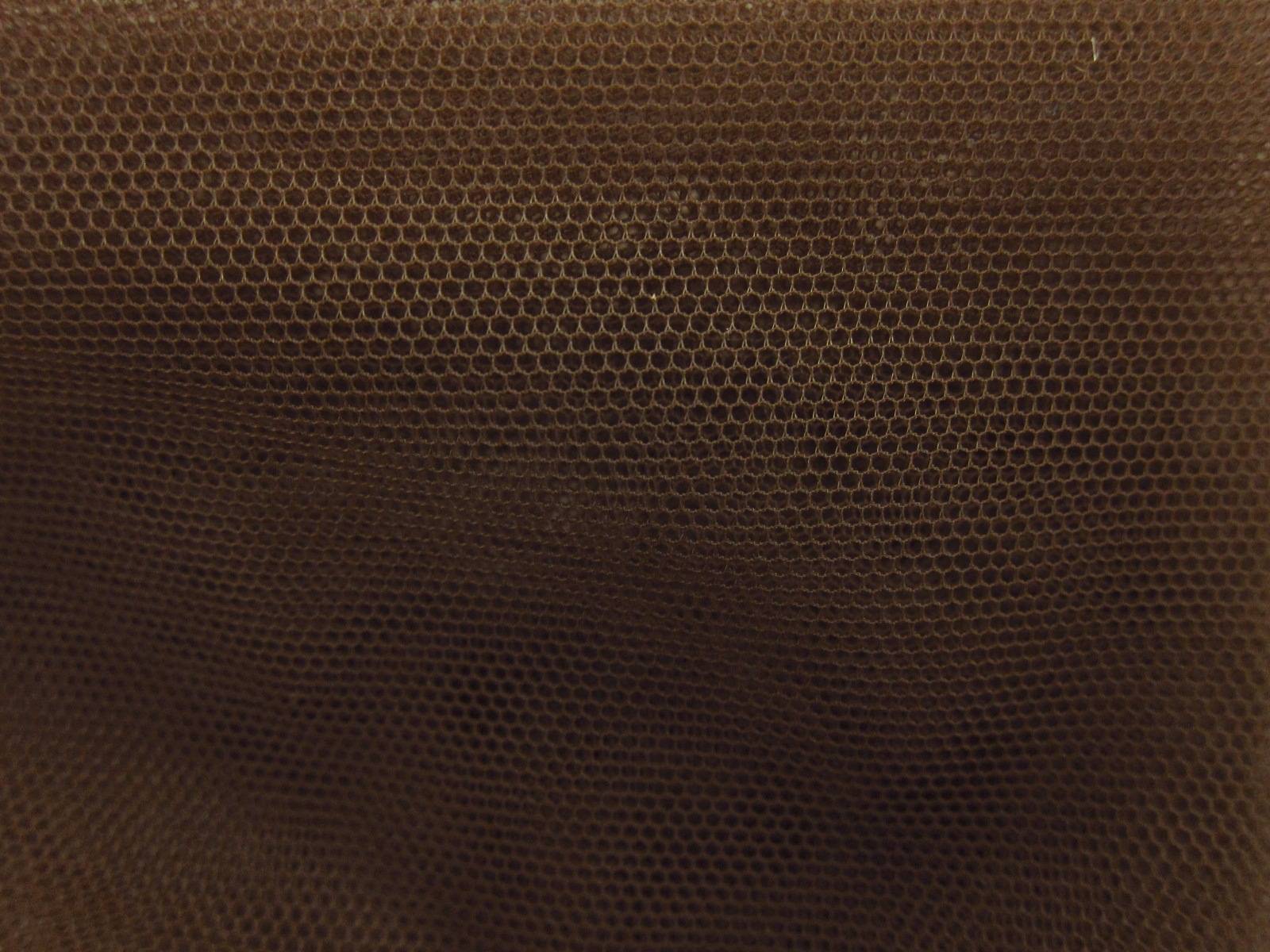 Italian Nylon Tulle in Marrone0
