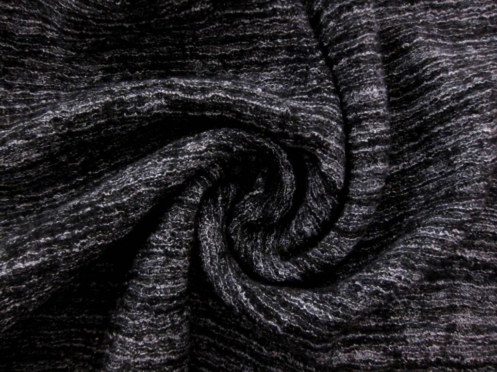 Wool Blend Novelty Knit0