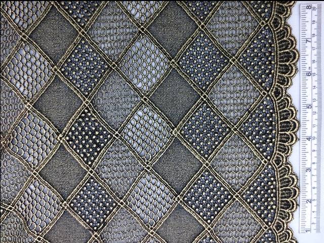 Metallic Guipure Lace0