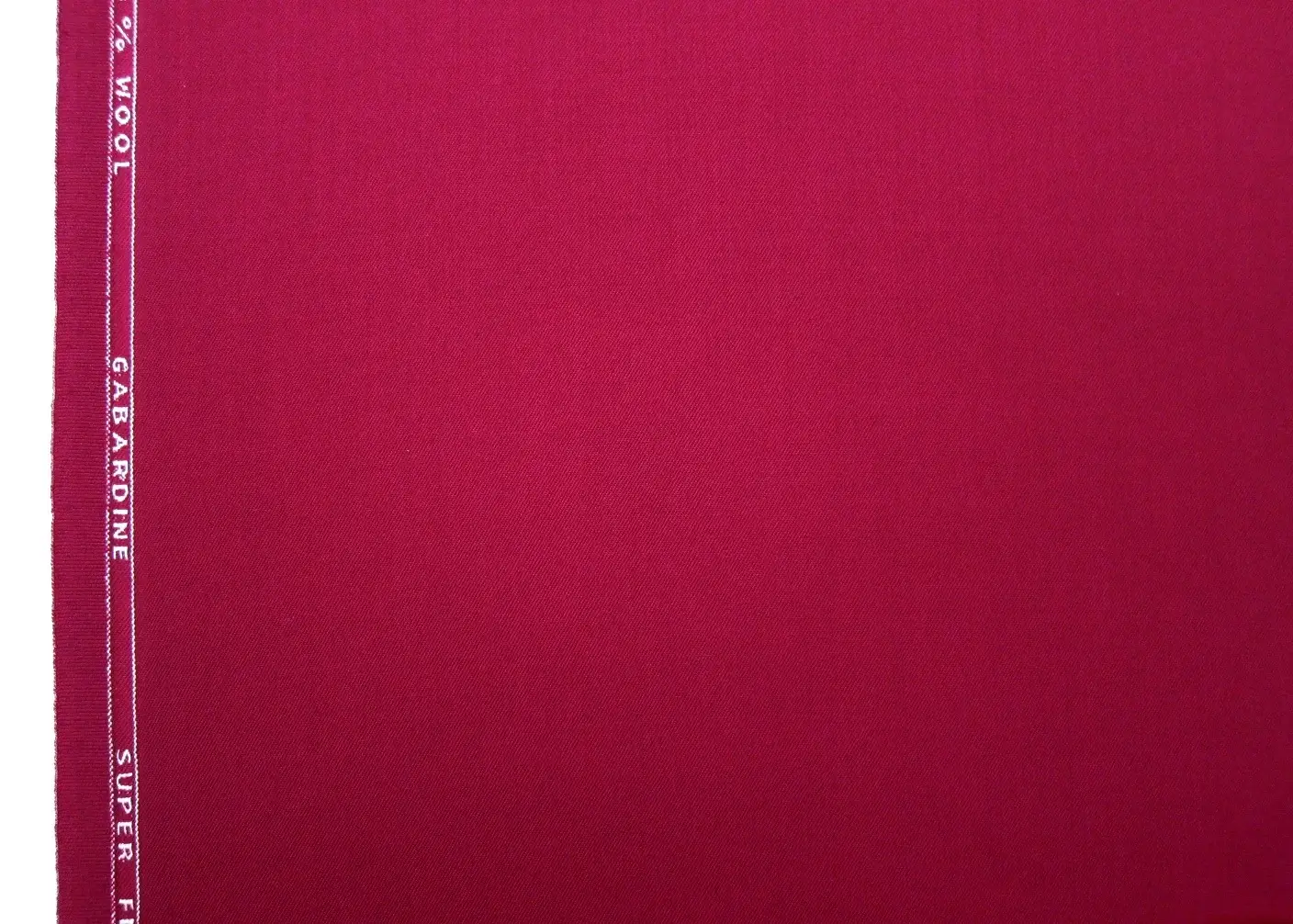 Wool Gabardine in Magenta0