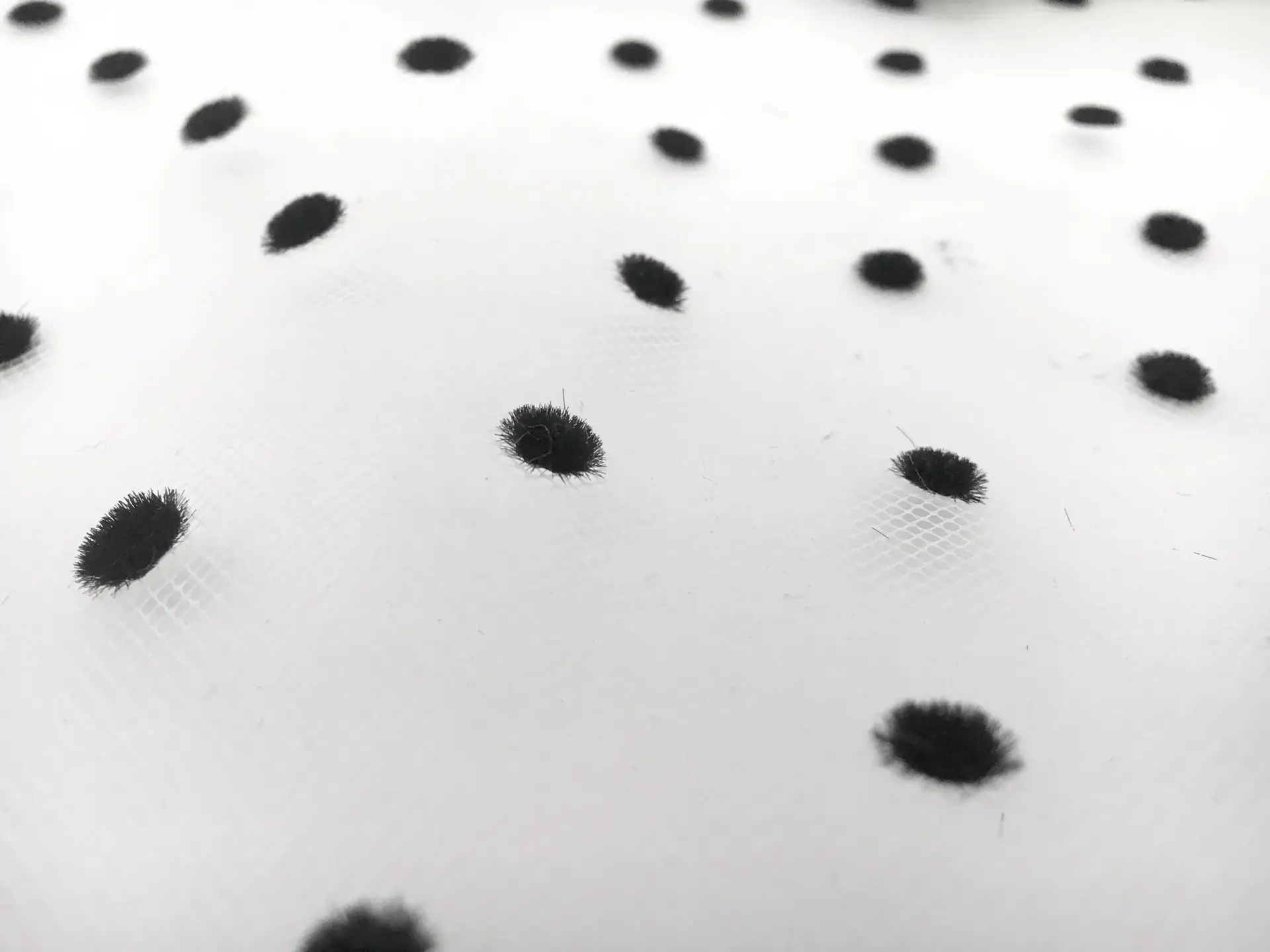 Polka Dot Flocking on Tulle0