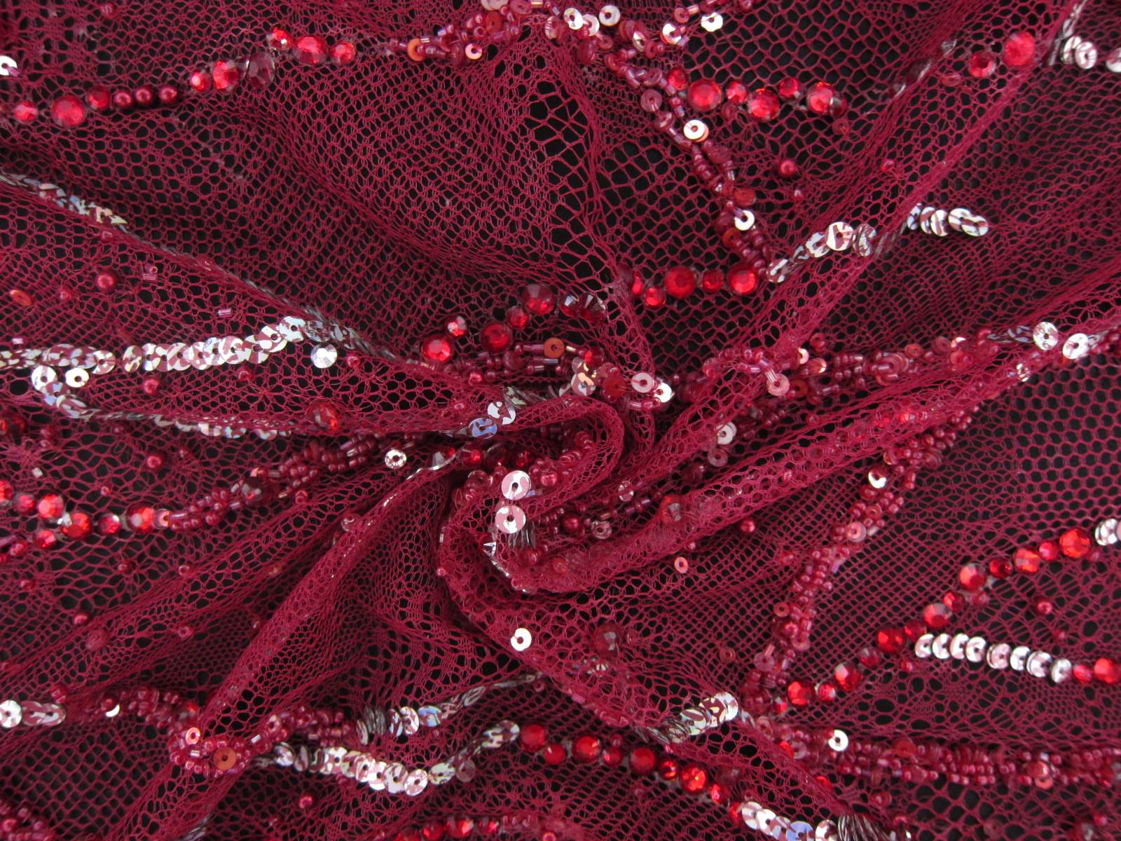 Beaded Novelty Tulle3