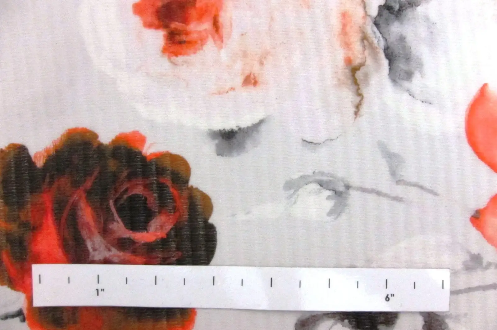 Printed Silk Organza Cloqué1