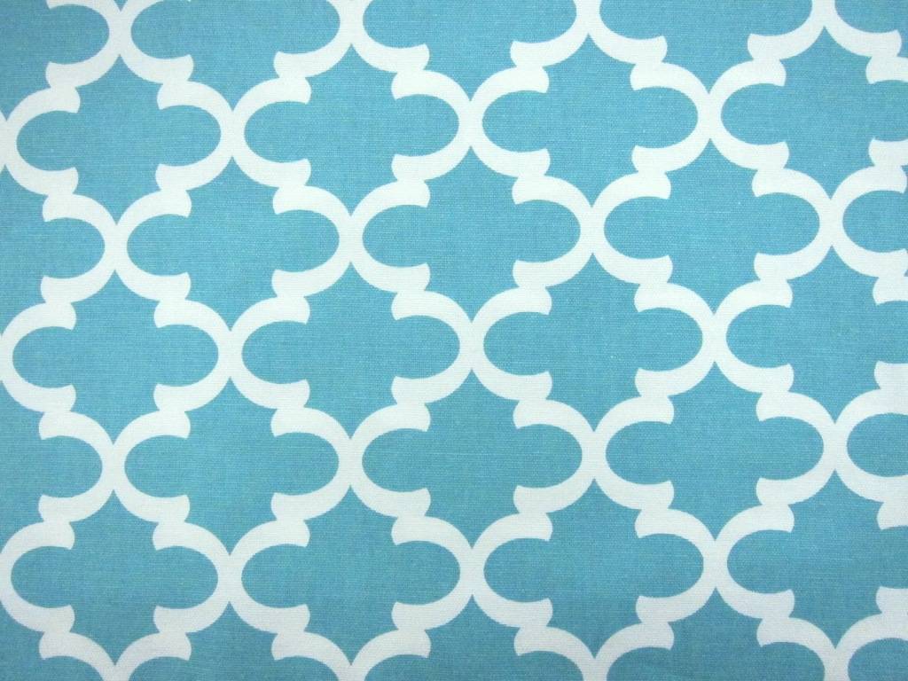 Cotton Canvas Lantern Tiles Print0