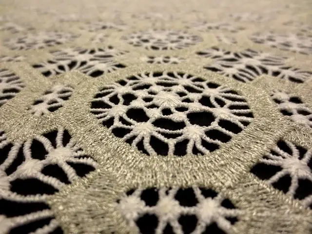Metallic Guipure Lace2